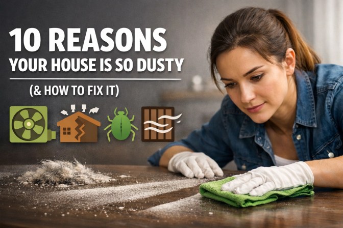 10 Reasons Your House Is So Dusty (And How to Fix It)