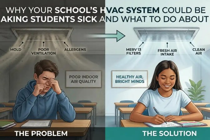 Why Your School’s HVAC System Could Be Making Students Sick and What to Do About It